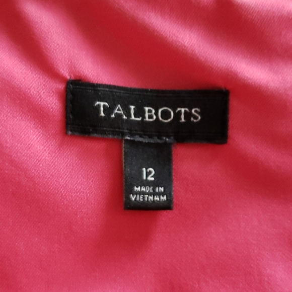 Talbots cocktail dress salmon color - Picture 4 of 7
